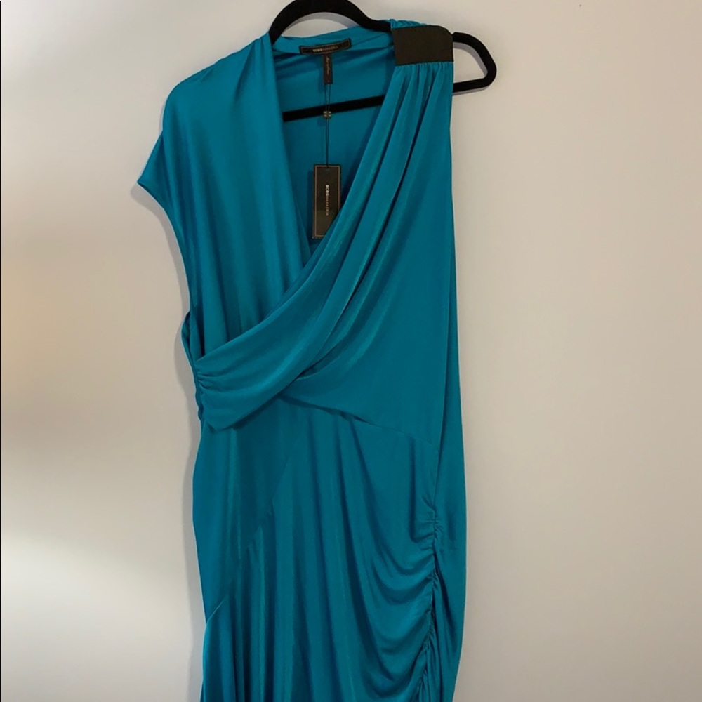 BCBGMaxazria | Teal Formfitting Dress